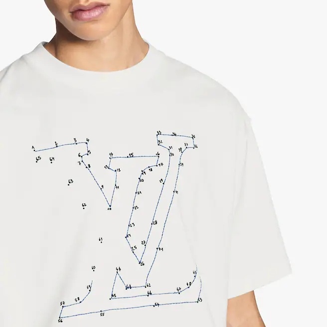 Louis Vuitton 2020 LV Stitch T-Shirt - White T-Shirts, Clothing - LOU760260
