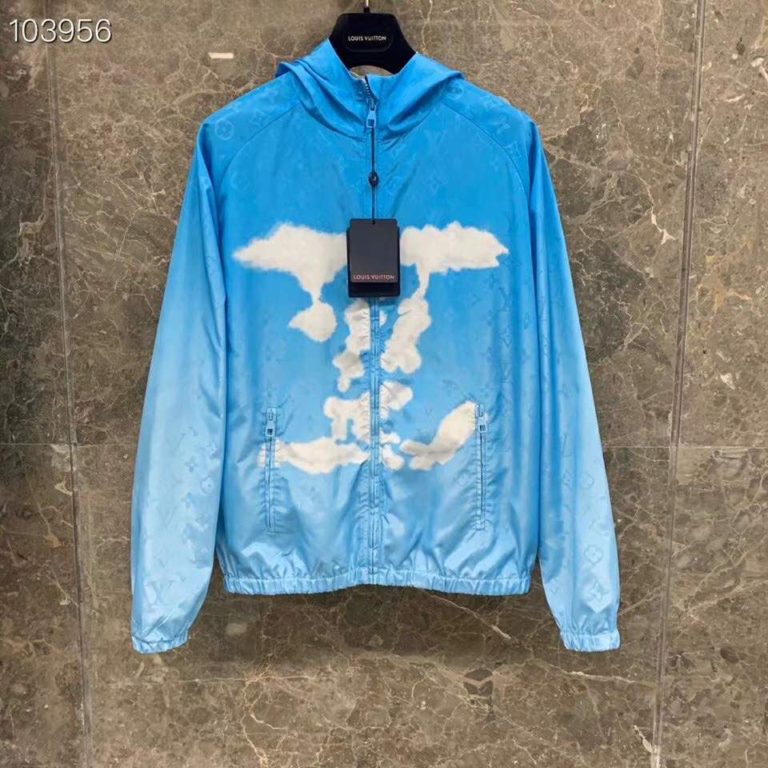 Louis Vuitton LV Men Monogram Clouds Windbreaker Printed LV Cloud LULUX