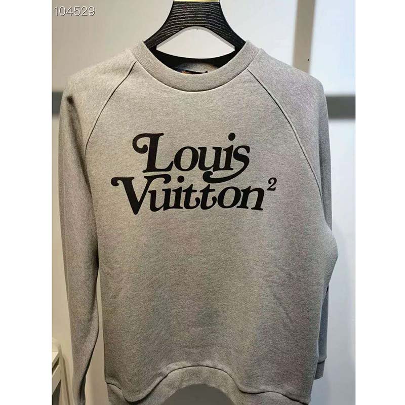 Louis Vuitton Mens Grey Hoodies For Men | semashow.com