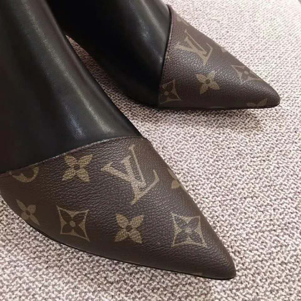 Louis Vuitton Monogram Canvas and Patent Leather Cap Toe Cherie
