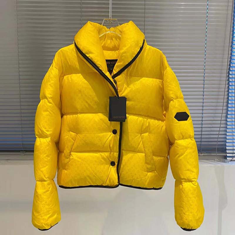 Down Jacket In Satin Nylon With Louis Vuitton Patch - Ready to