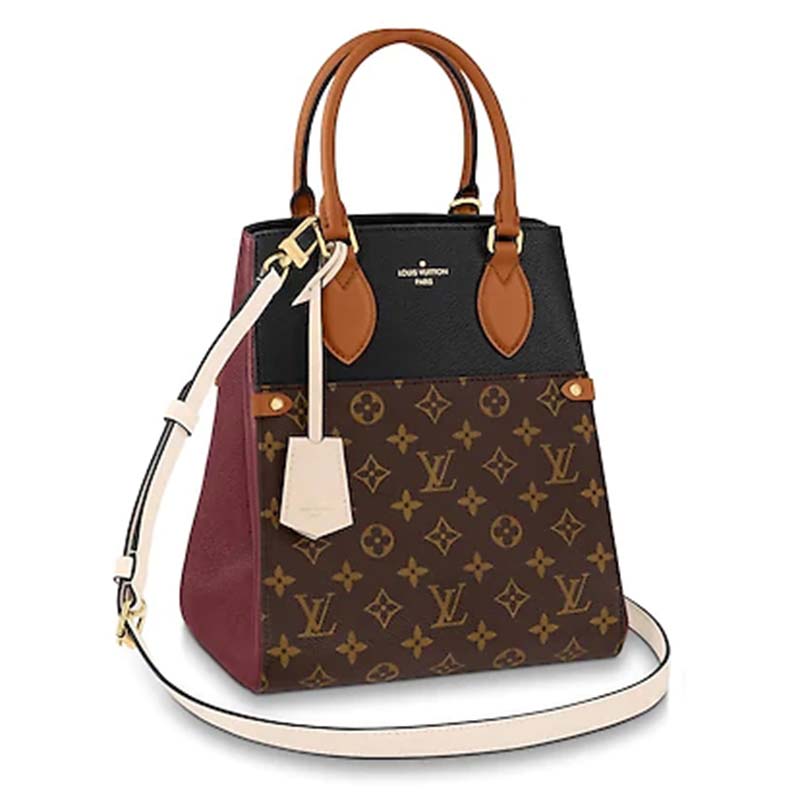 Louis Vuitton Monogram Fold Tote MM M45409 Brown Cloth ref.798217 - Joli  Closet