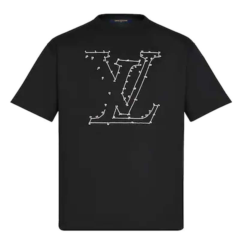 Louis Vuitton LV Men LV Stitch Print Embroidered Sweatshirt Regular Fit -  LULUX