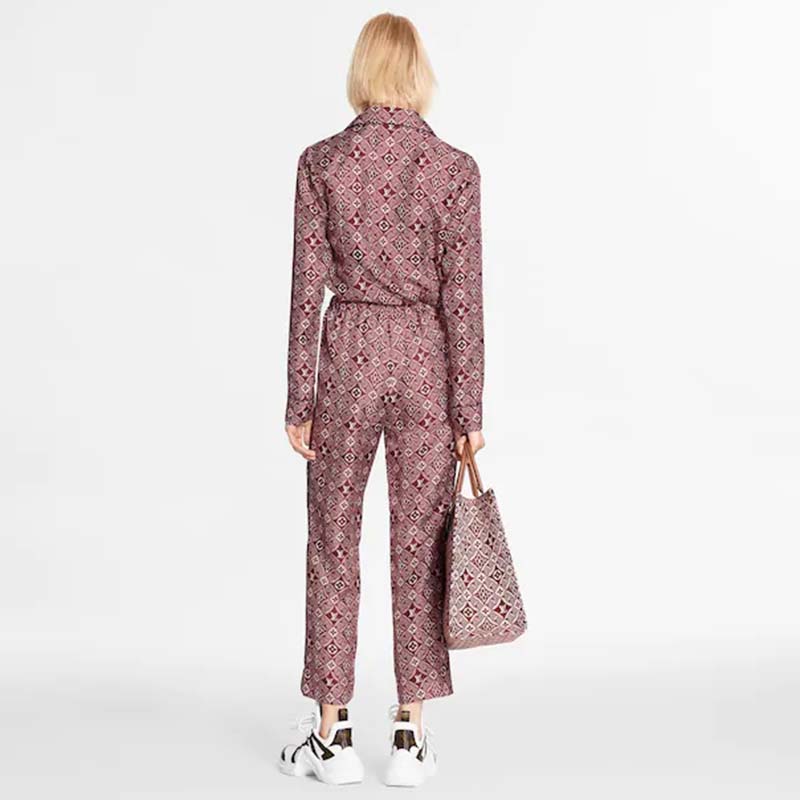 Louis Vuitton Silk Animal Print Pajamas - Blue, 9.25 Rise Loungewear,  Clothing - LOU383868