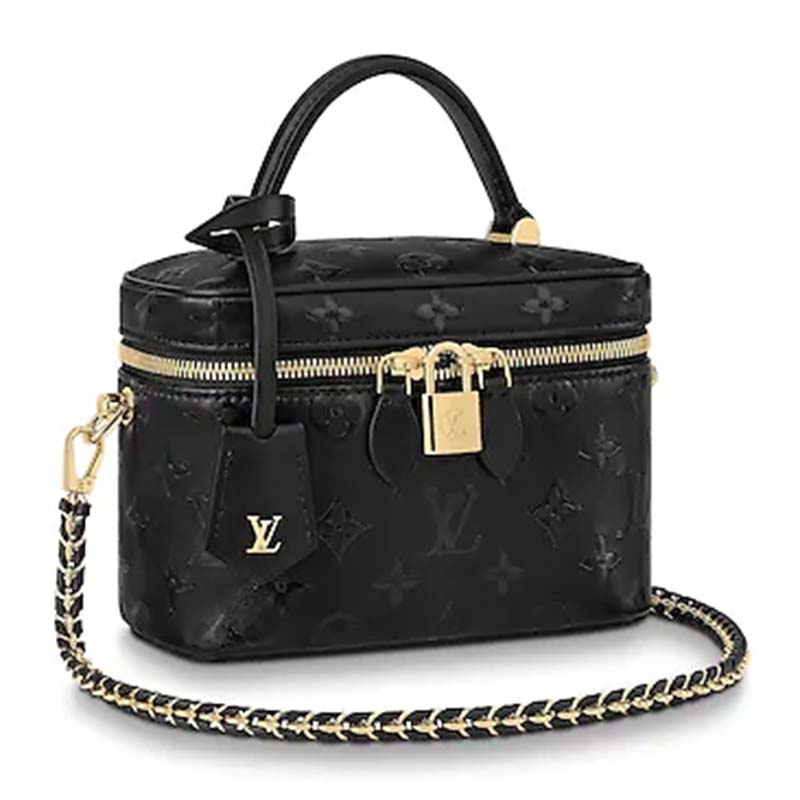 Louis Vuitton Black Monogram Ink Lambskin Vanity PM Gold Hardware, 2020  Available For Immediate Sale At Sotheby's