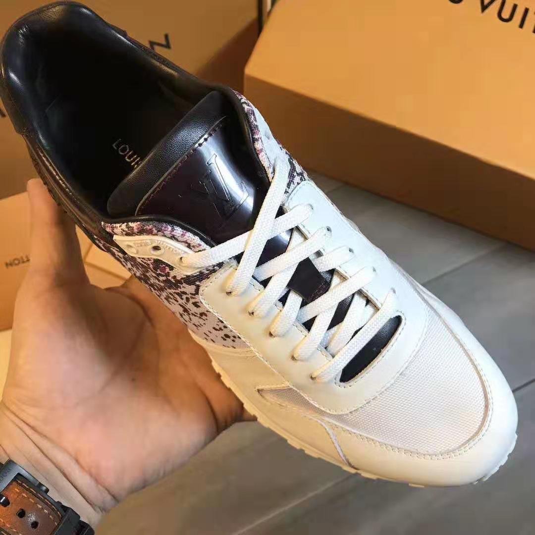 Louis Vuitton LV Men Run Away Sneaker Technical Materials White Calf ...