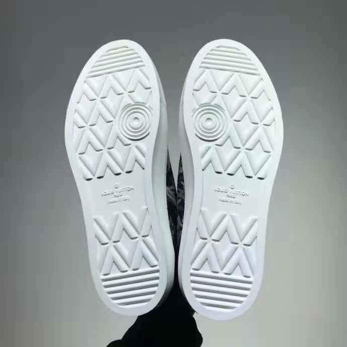 Louis Vuitton Men's White Monogram Tattoo Sneaker Boot size
