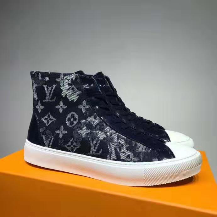 Louis Vuitton Men's Sneaker Zip Up Line Blue Shoes Size 5 (24.5 cm) – art  Japan Export