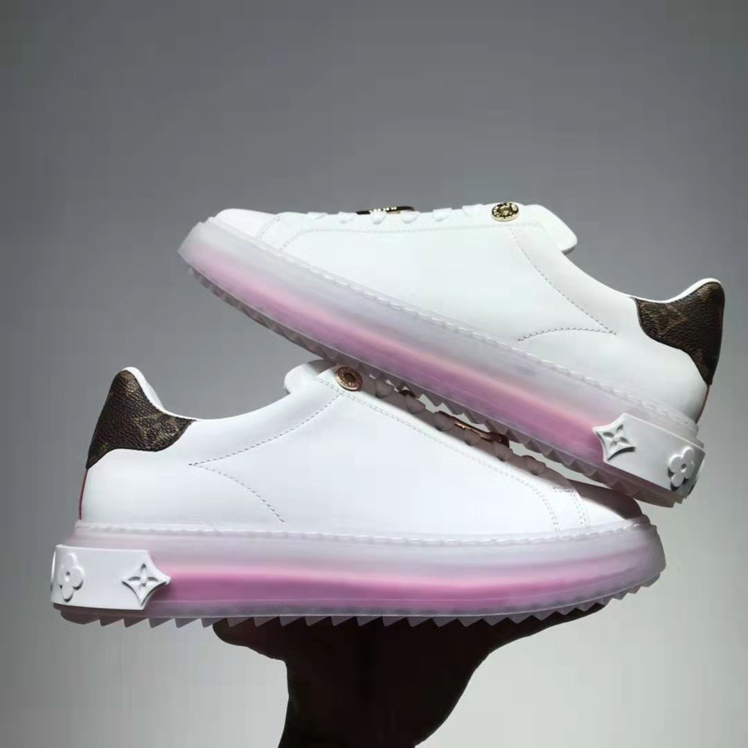 Louis Vuitton, Shoes, Louis Vuitton Time Out Sneaker Pink Giant Monogram