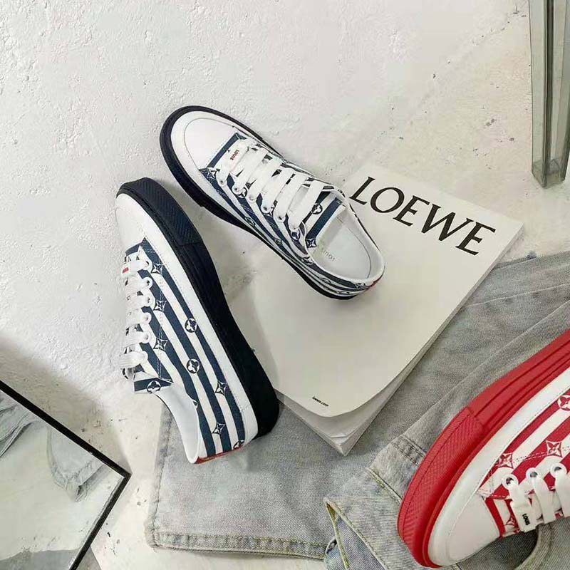 Louis Vuitton LV Escal Stellar Line Canvas Low Cut Sneakers Shoes