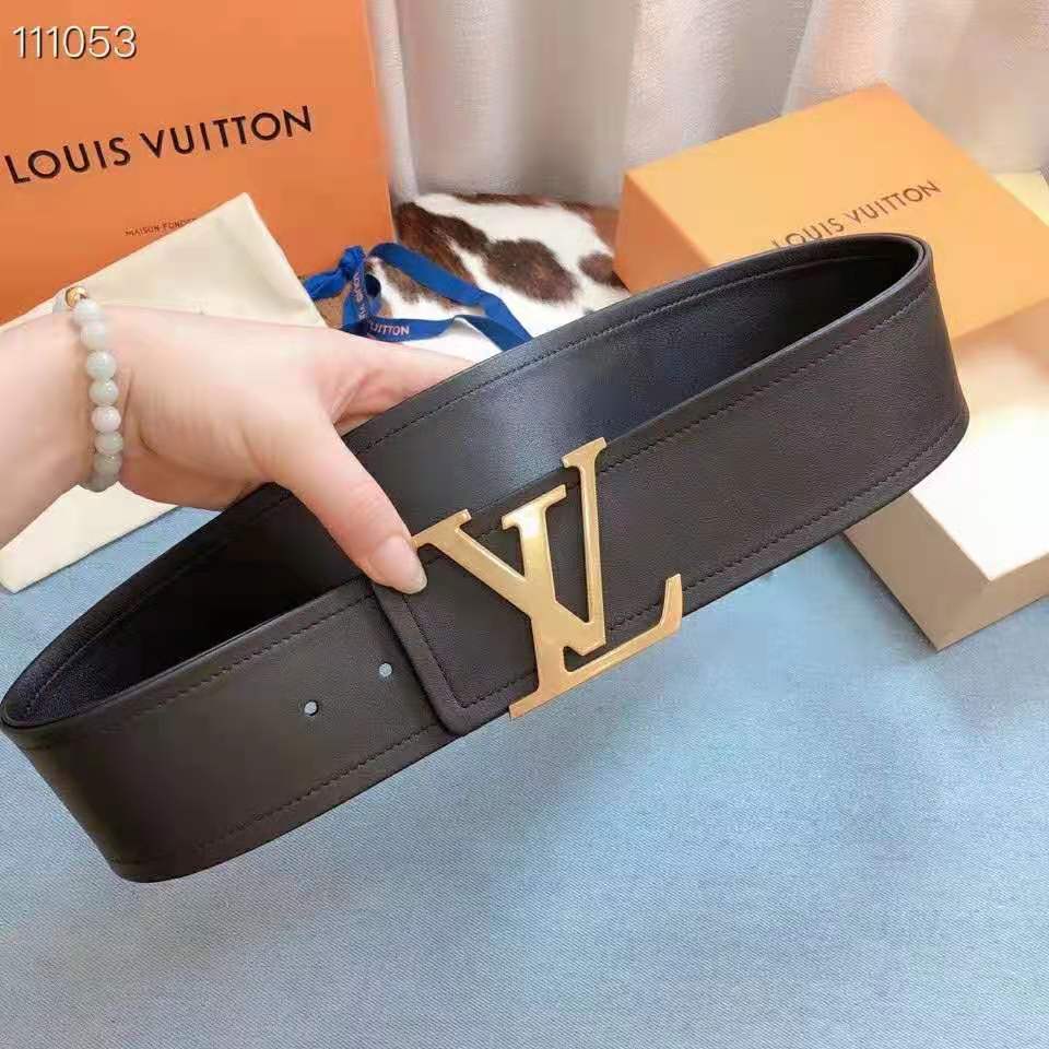 Louis Vuitton Calf Leather LV Iconic 35MM Belt - LBP006 - Best Rep