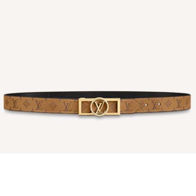 Louis Vuitton Dauphine 35mm Reversible Coated Canvas Belt - Black Belts,  Accessories - LOU410287