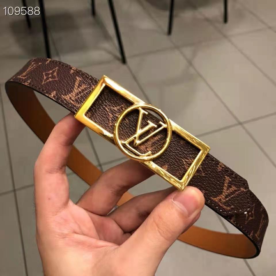 Louis Vuitton Dauphine 25MM Reversible LV Monogram Belt - Brown Belts,  Accessories - LOU788440