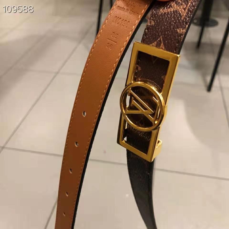 Louis Vuitton Dauphine 25MM Reversible LV Monogram Belt - Brown Belts,  Accessories - LOU788440