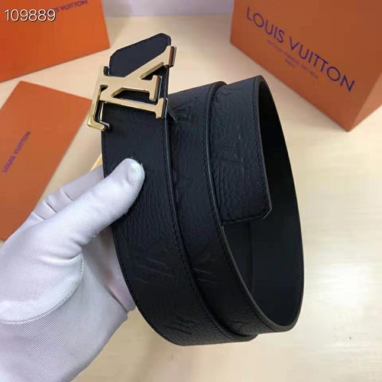 Louis Vuitton LV Initiales Reversible Belt Monogram Empreinte