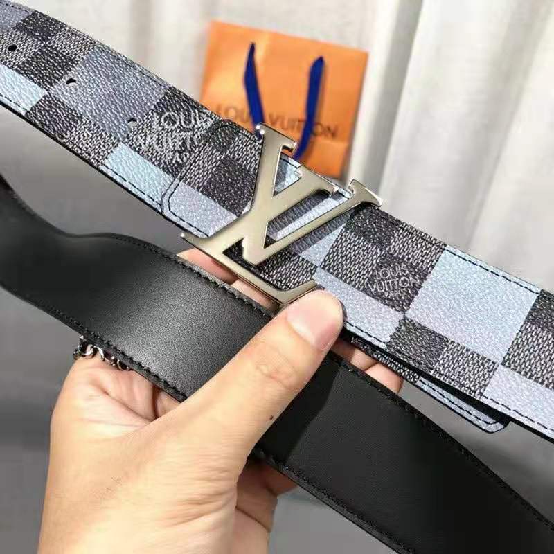 Louis Vuitton Belt Reversible Damier Graphite 40 mm Black Gray