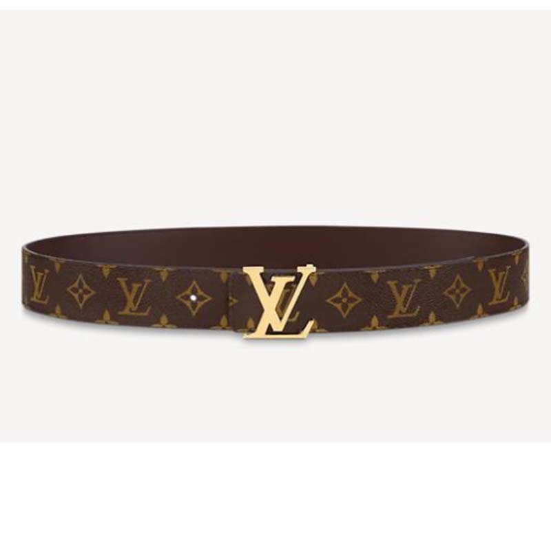 Louis Vuitton LV x NBA Initiales Reversible Belt Monogram Canvas and  Printed Leather Wide Brown 1128191