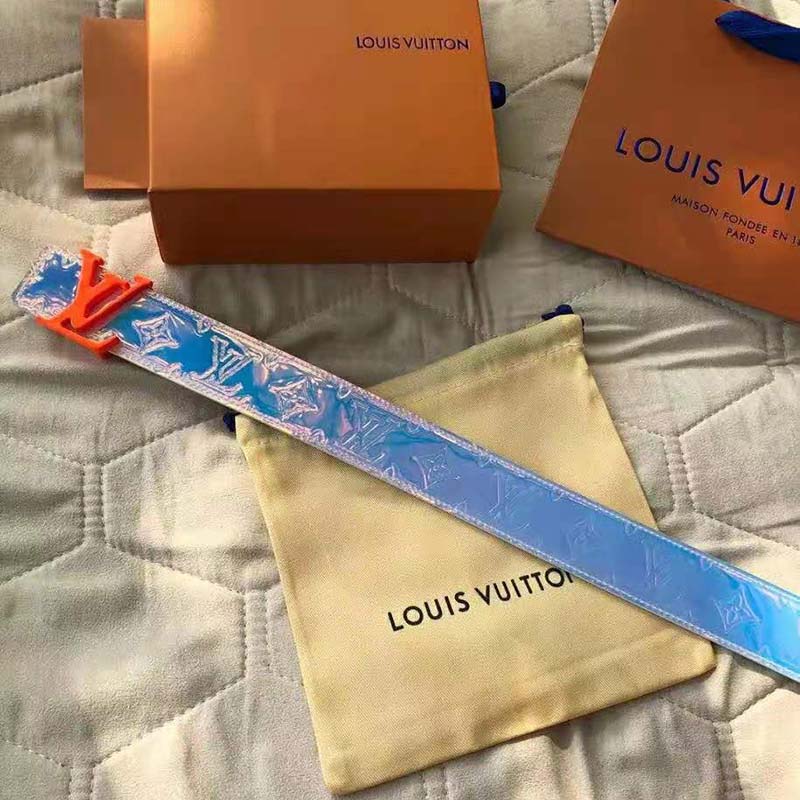 Louis Vuitton Iridescent 'LV Shape' Belt