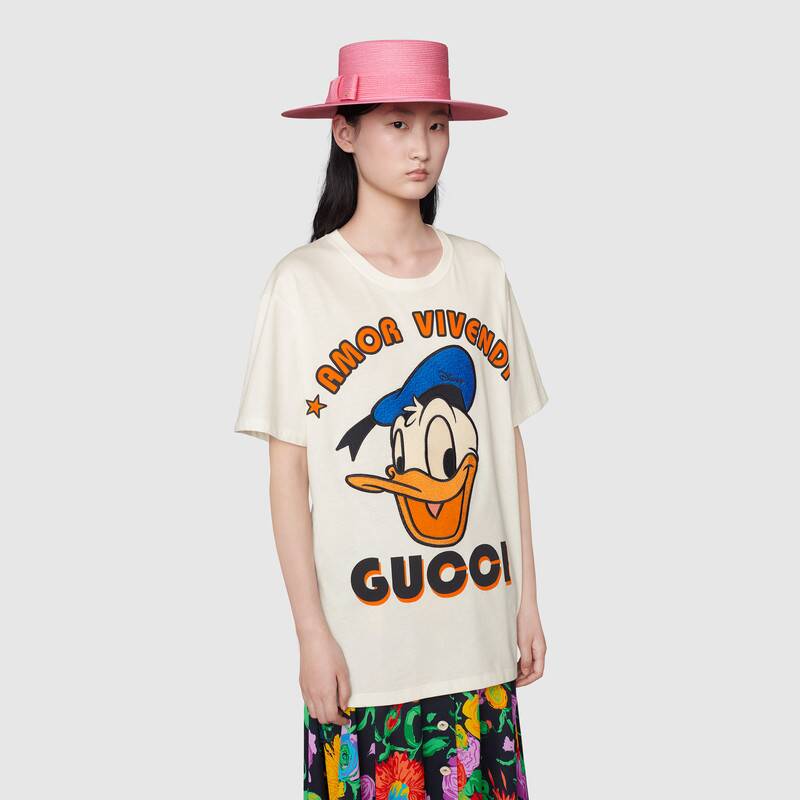 Gucci 2017 x Disney Donald Duck T-Shirt - White T-Shirts, Clothing -  GUC955583