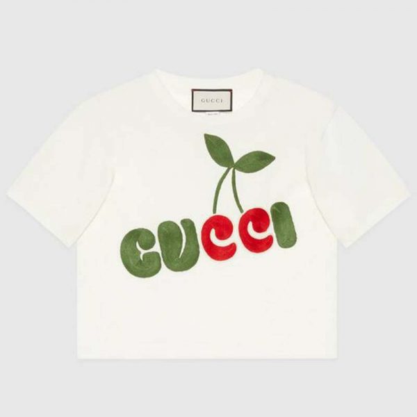 white gucci tshirt