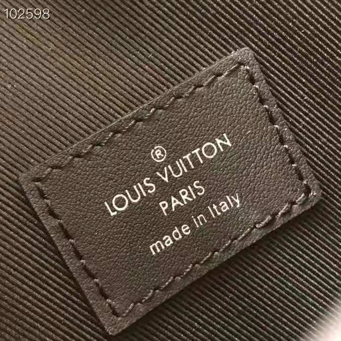 Louis Vuitton LV Men Trunk Messenger Monogram Pastel Noir Coated Canvas -  LULUX