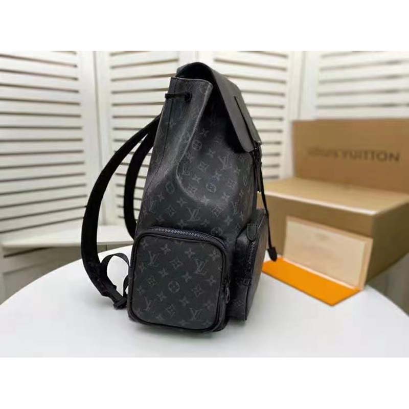 Only 1358.00 usd for LOUIS VUITTON 2021 Monogram Eclipse Backpack Trio  Online at the Shop