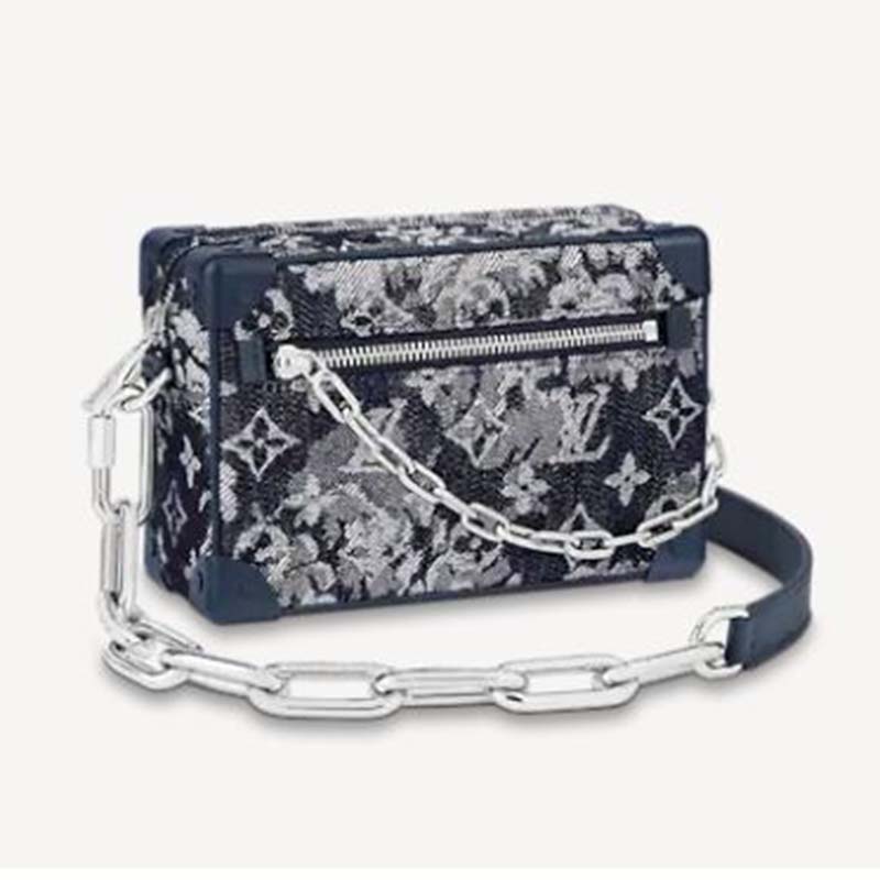 Louis Vuitton Monogram Tapestry Mini Soft Trunk in Coated Canvas with  Silver-tone - US