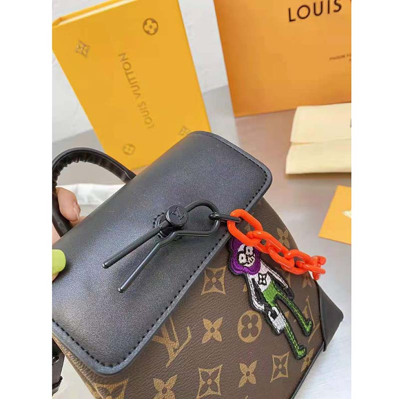 Steamer Bag XS Monogram Canvas with LV Friends Patch – L'UXE LINK