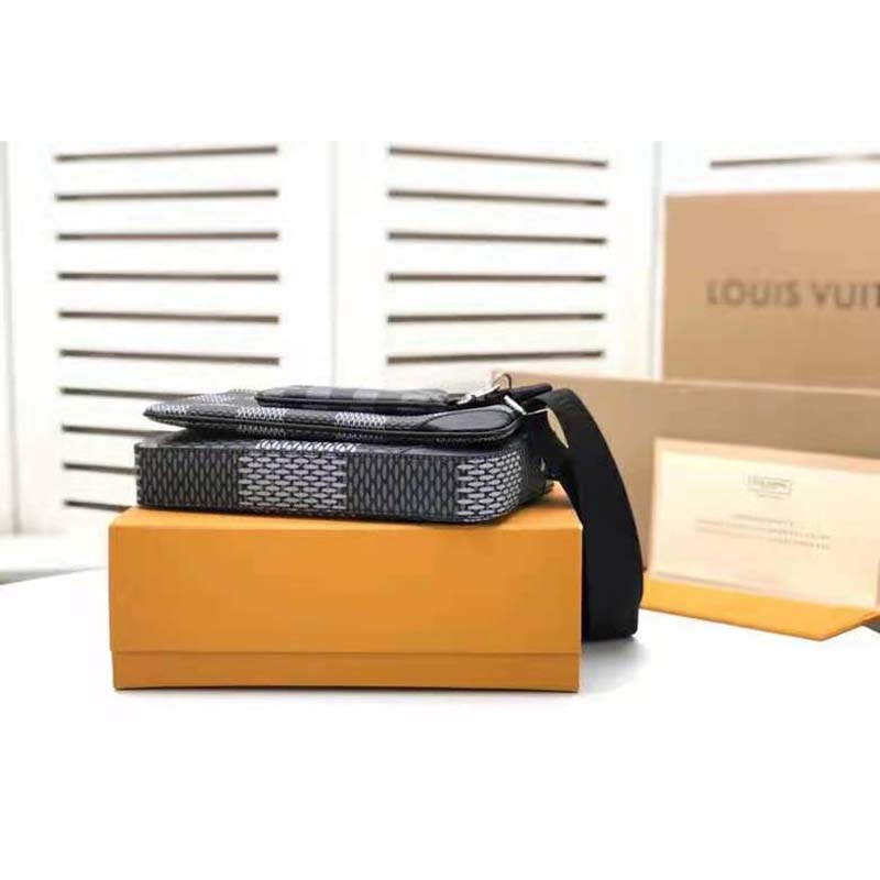 Louis Vuitton Damier Graphite 3D Canvas Trio Messenger - BAGAHOLICBOY