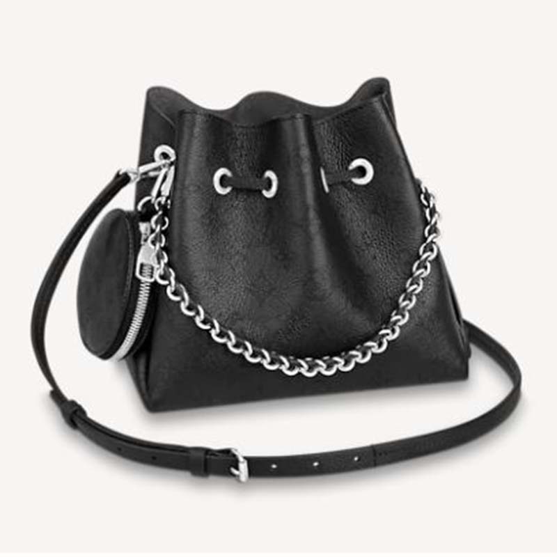 Louis Vuitton Monogram Mahina Bella Galet Bucket Bag w/Pouch - ShopStyle