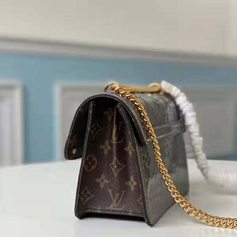 Louis Vuitton Wynwood Handbag Monogram Vernis with Monogram Canvas