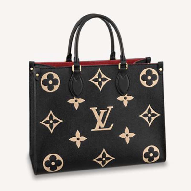 Louis Vuitton LV Unisex Since 1854 OnTheGo GM Tote Gray Cowhide Leather -  LULUX