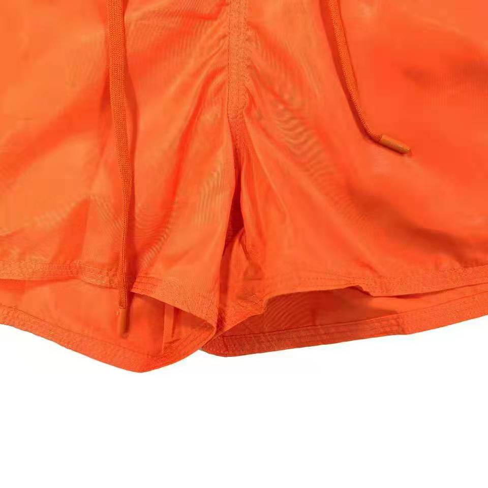 LOUIS VUITTON Women's Shorts Cotton in Orange Size: FR 38