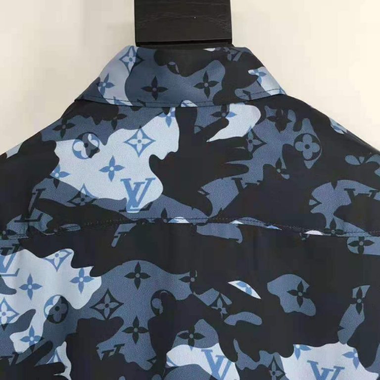 louis vuitton silk shirt men