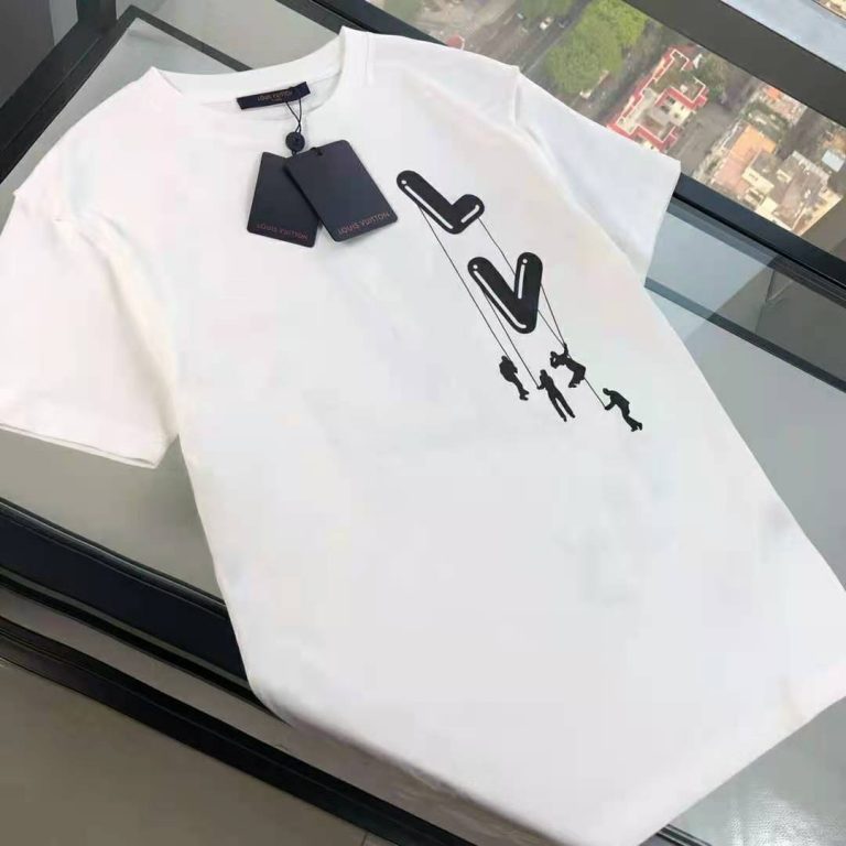 lv blue and white shirt