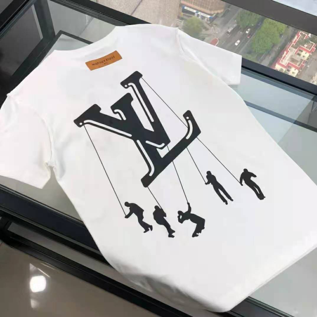 LOUIS VUITTON Floating LV Printed T-shirt XS 1A8P8U