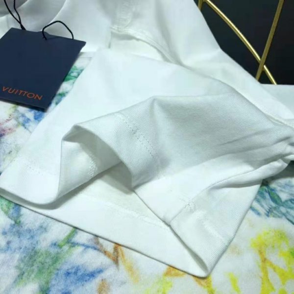 Louis Vuitton Monogram Ombré Sleeveless Silk Shirt Dress in White