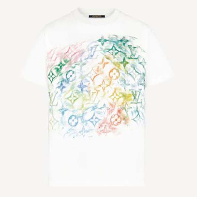 Louis Vuitton 2022 Floral Watercolor T-Shirt - White T-Shirts, Clothing -  LOU640641