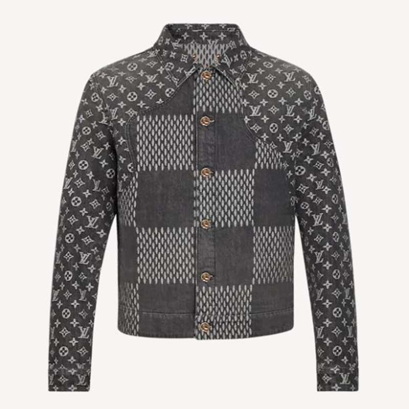 SASOM  apparel Louis Vuitton x Nigo Giant Damier Waves Monogram Denim  Jacket Noir Check the latest price now!