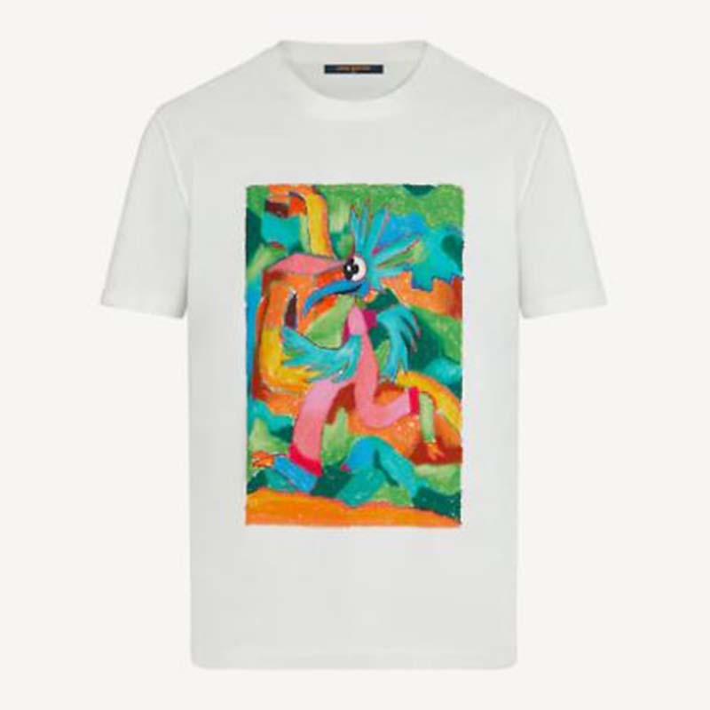 T-shirt Louis Vuitton Multicolour size XL International in Cotton - 36418182