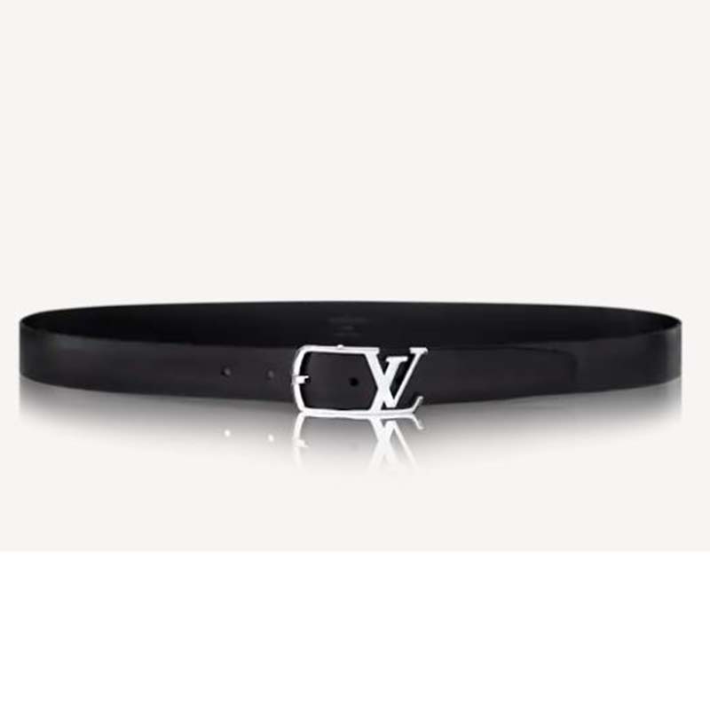 Louis Vuitton Neogram 30MM Leather Belt - Black Belts, Accessories