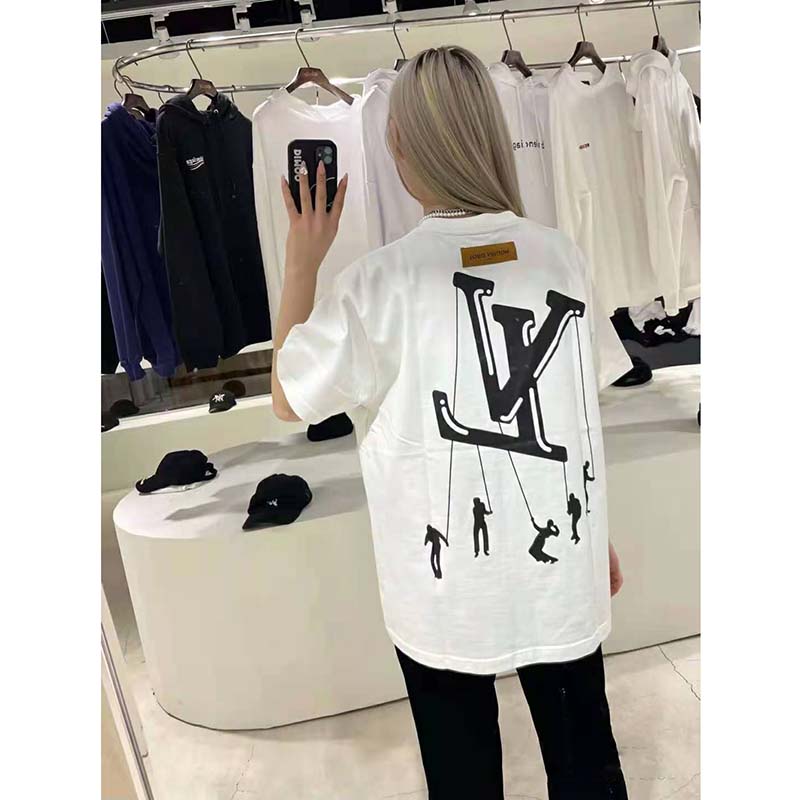 Limited Edition Louis Vuitton Women Linen Tshirt Luxury – Blosnyfl