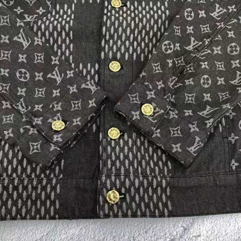 giant damier waves monogram flannel shirt