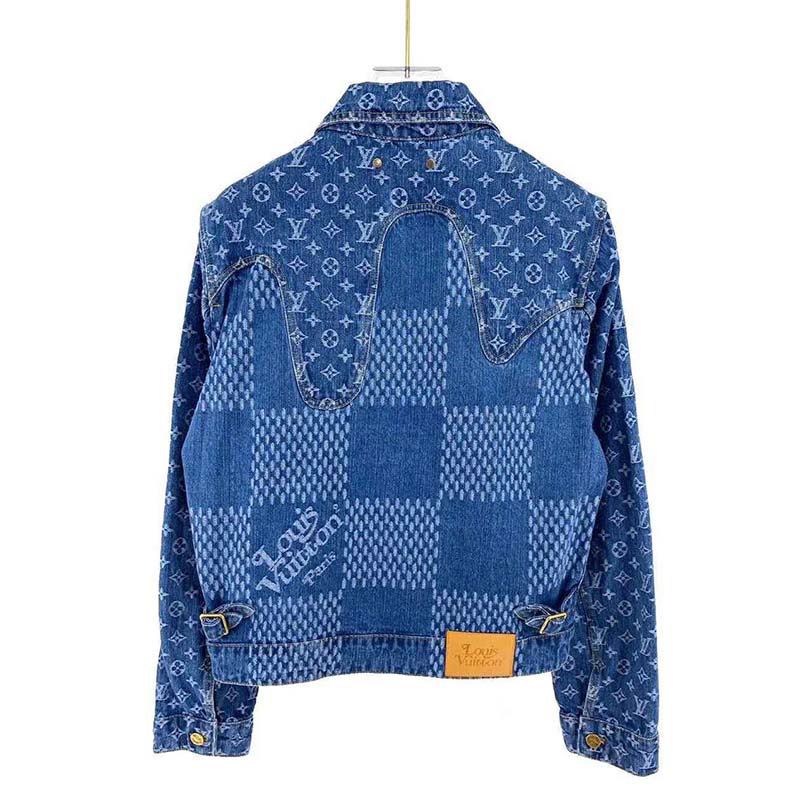 Jacket Louis Vuitton Blue size 52 IT in Polyester - 19557160