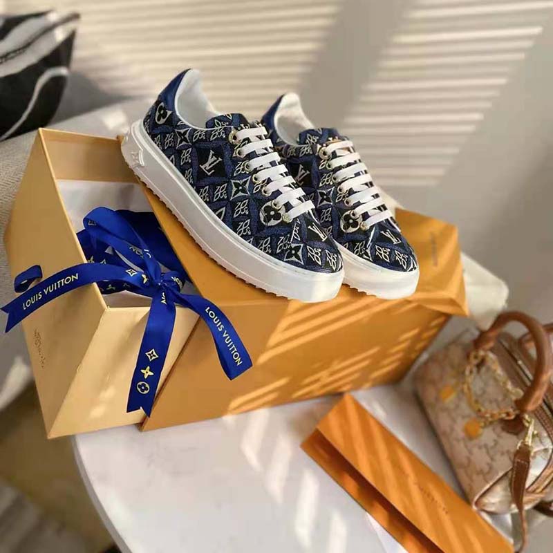 Louis Vuitton Time Out Sneakers Blue