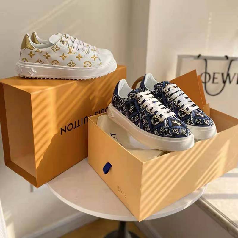 LOUIS VUITTON Trainers Time Out Louis Vuitton Polyester For Female