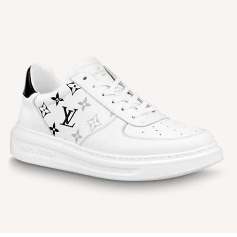 Beverly hills leather high trainers Louis Vuitton White size 41 EU in  Leather - 35901092