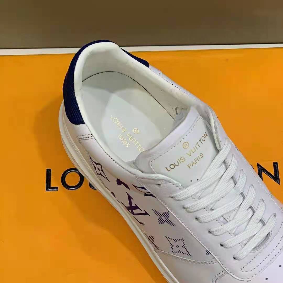 Louis Vuitton LV Monogram Leather Trim Embellishment Sneakers - White  Sneakers, Shoes - LOU797234