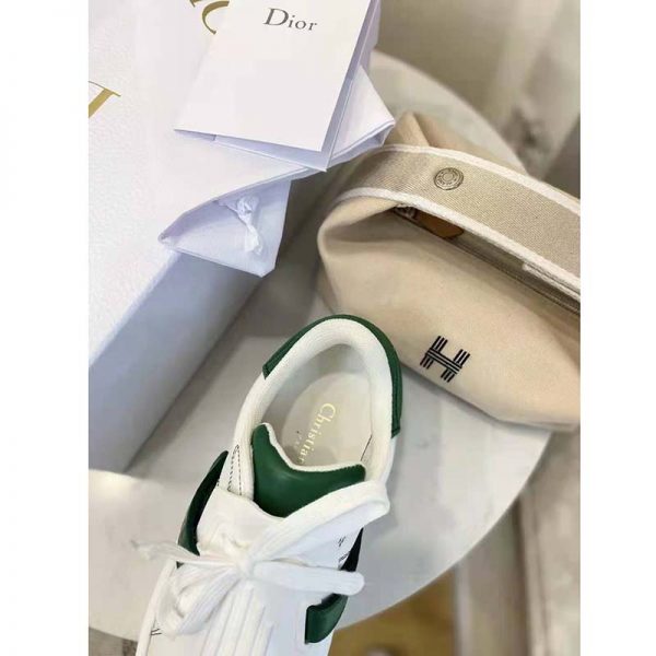 Dior-id leather trainers Dior Green size 37 EU in Leather - 35003971