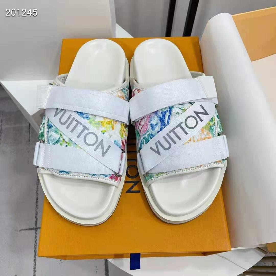 Louis Vuitton Honolulu Mules LV Monogram Slides - White Sandals, Shoes -  LOU689410